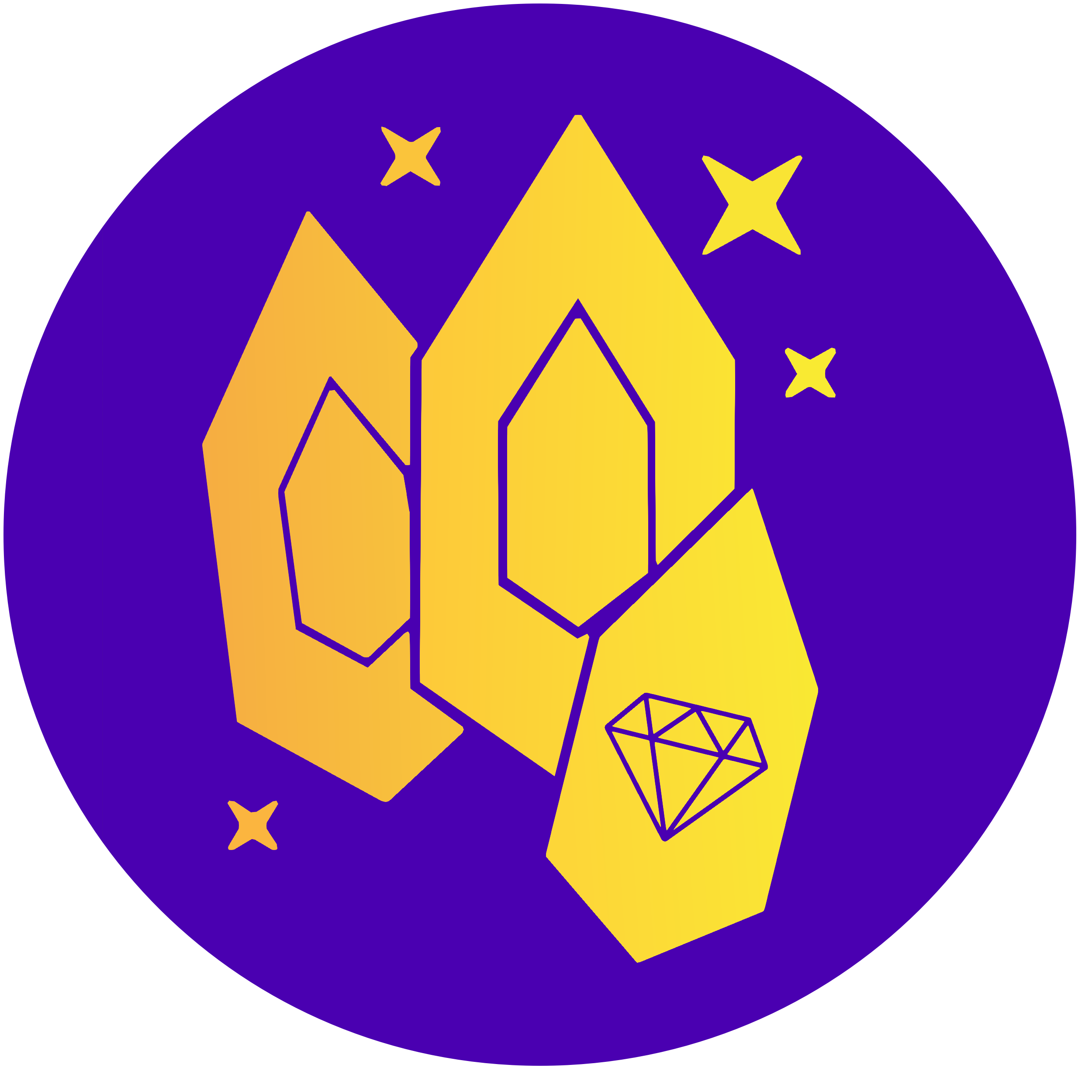 Modern Relics Logo Diamond 7 round Dank Doge Directory Logo